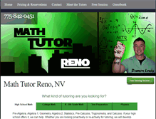 Tablet Screenshot of mathtutorreno.com